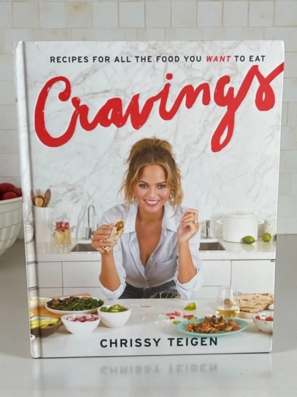 Chrissy Teigen CRAVINGS Hardcover Cookbook Comfort Food Recipes NWOT